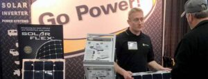 go power booth at tradeshow