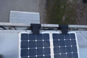 Solar panels for truck liftgate