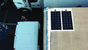 solar panels on truck