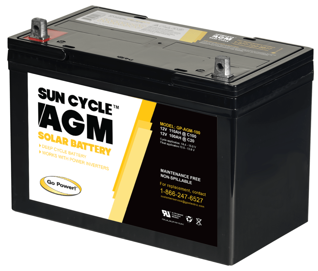 100Ah AGM 12v solar battery