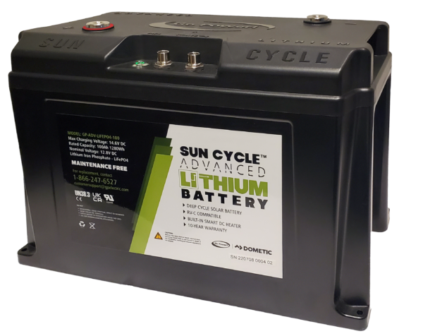 100Ah Advanced Lithium Battery | Go Power! Solar For Fleet